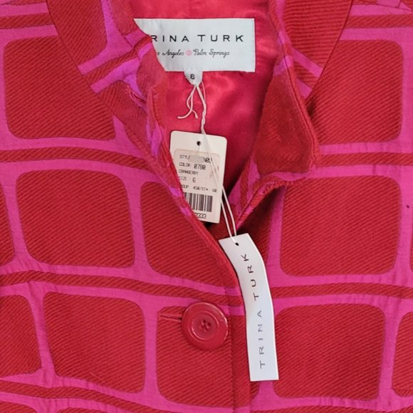 TRINA TURK BLAZER SIZE 6 NWT - Picture 3 of 4